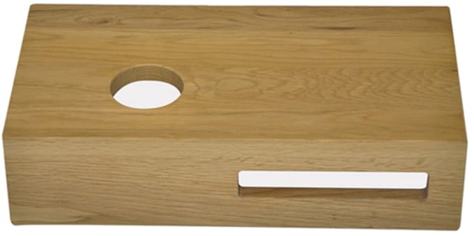 Sanifun Hak Planchet 400 x 210 x 100 Links – Massief Eikenhout