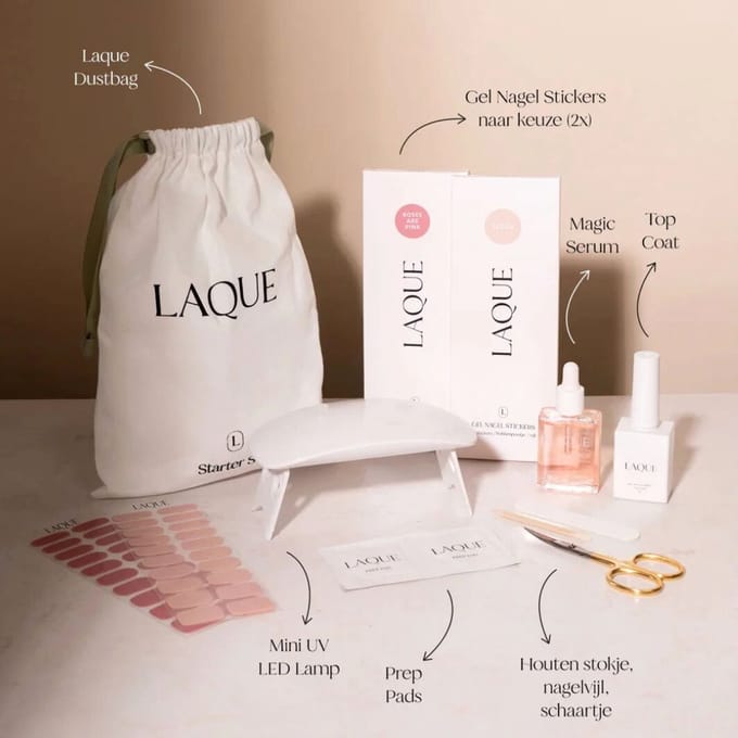 LAQUE Nails Starter Set - Gel Nagel Sticker Set
