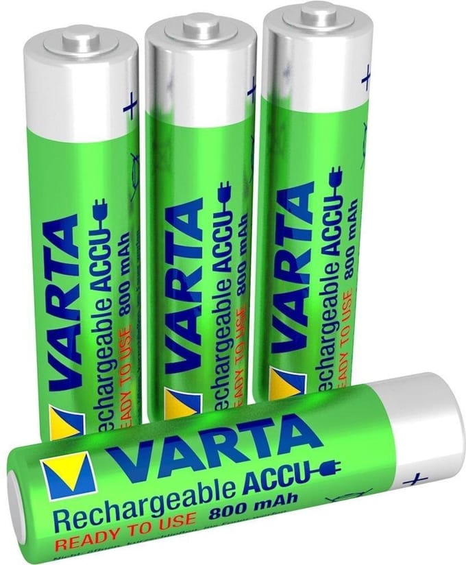 10 Blisters (40 accu's) - Varta oplaadbare batterijen/accu's Longlife Accu AAA 800 mAh