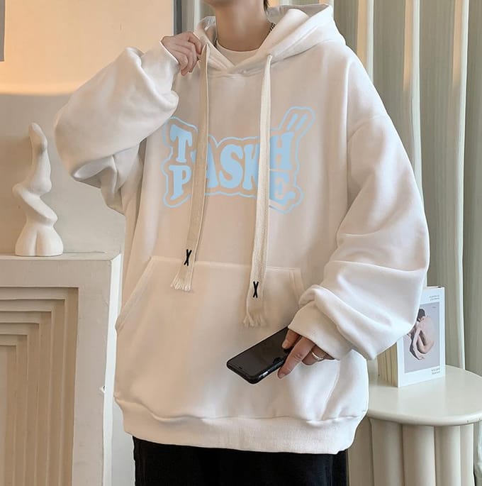 Hoodie Mannen Nieuwe Mode Student Losse Pullover Kleding Mannenjas 4XL black