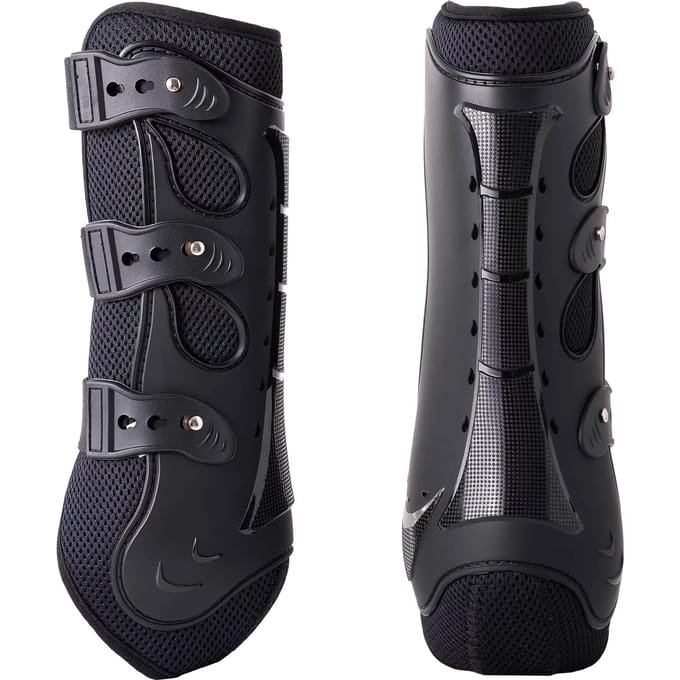 Imperial Riding - Dressuur peesbeschermers Pro mesh Zwart - Cob