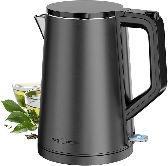 ProfiCook WK 1290 - Waterkoker - Grijs - 1.5Liter
