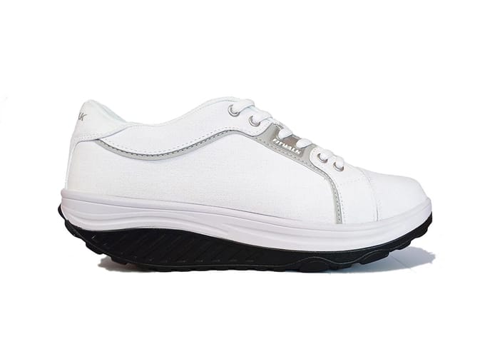 Baskets à semelle compensée Fit Walk Blanc 41 white