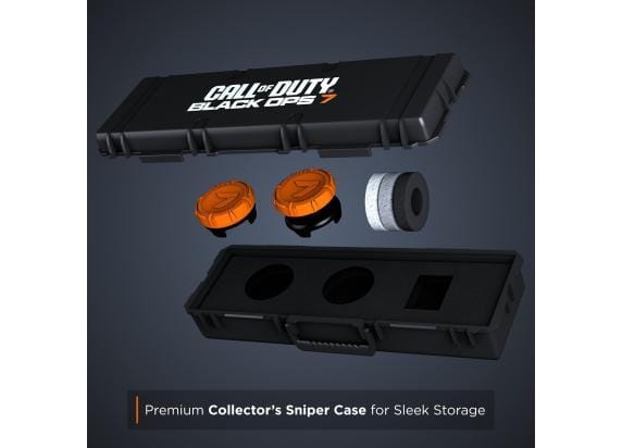 KontrolFreek Call of Duty: Black Ops 7 Aim Boost Kit – Collector’s Edition | PS4 & PS5 | Orange & Black