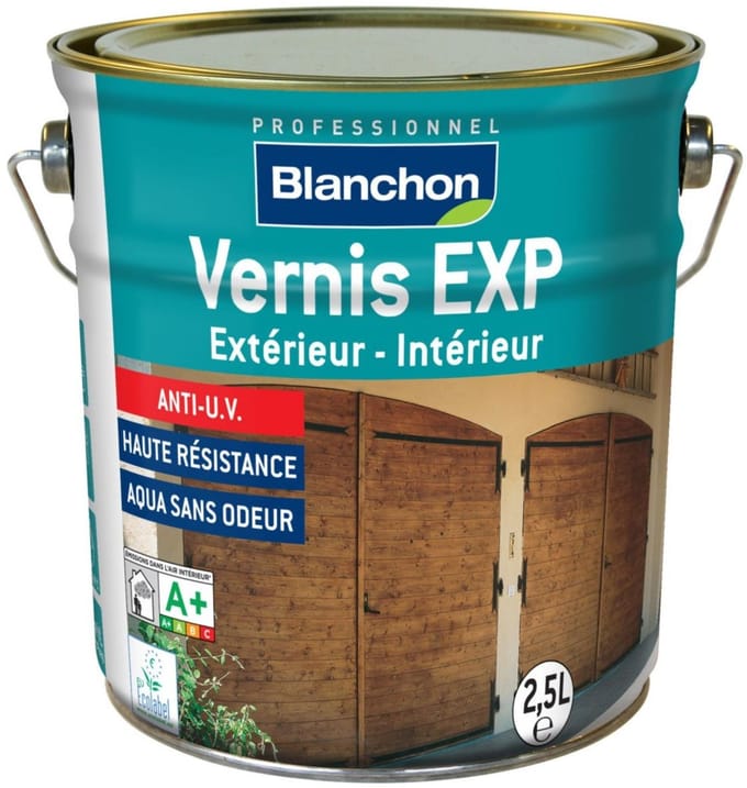 Blanchon Vernis EXP – Chêne Clair Satiné – 2,5L – Houtbescherming Binnen & Buiten