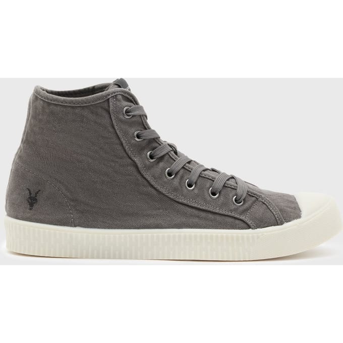 AllSaints Max High Top Grey Size: 42 | Sneakers Outlet | Heren | Grijs