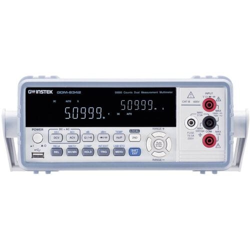 GW Instek GDM-8342USB Bench multimeter Digitaal CAT II 600 V Weergave (counts): 50000
