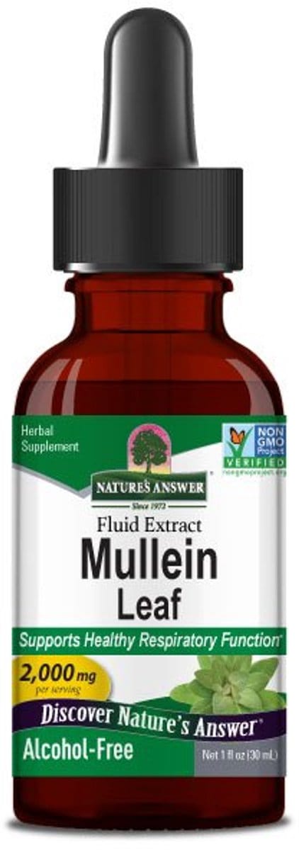 Mullein (Koningskaars) Extract Alcoholvrij – Nature's Answer - 30ml