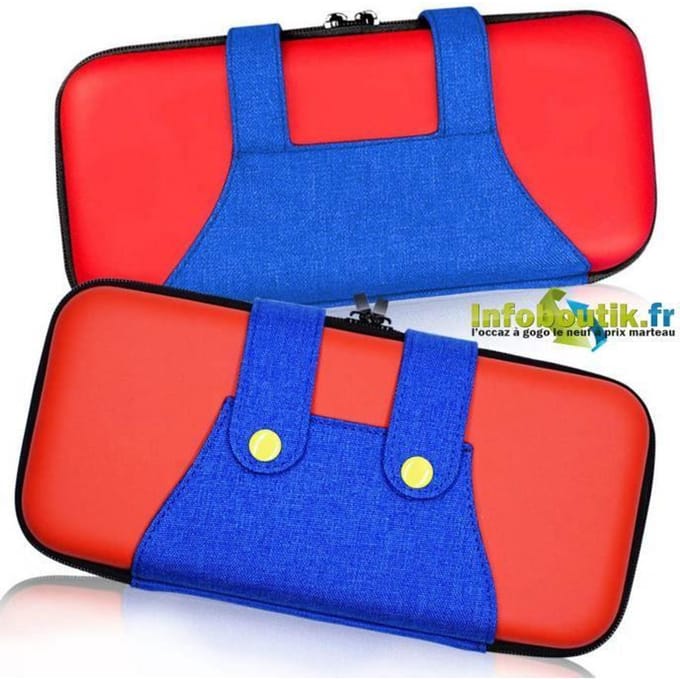 Housse de protection Rouge pour Console Nintendo Switch / OLED / LITE
