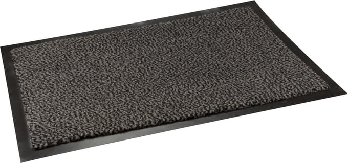 Buemag Deurmat binnen - zwart - 60 x 40 cm - anti slip - droogloopmat