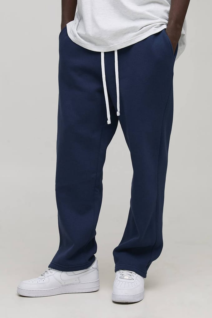 Basic oversized drop-crotch jogger | Navy | Size Medium