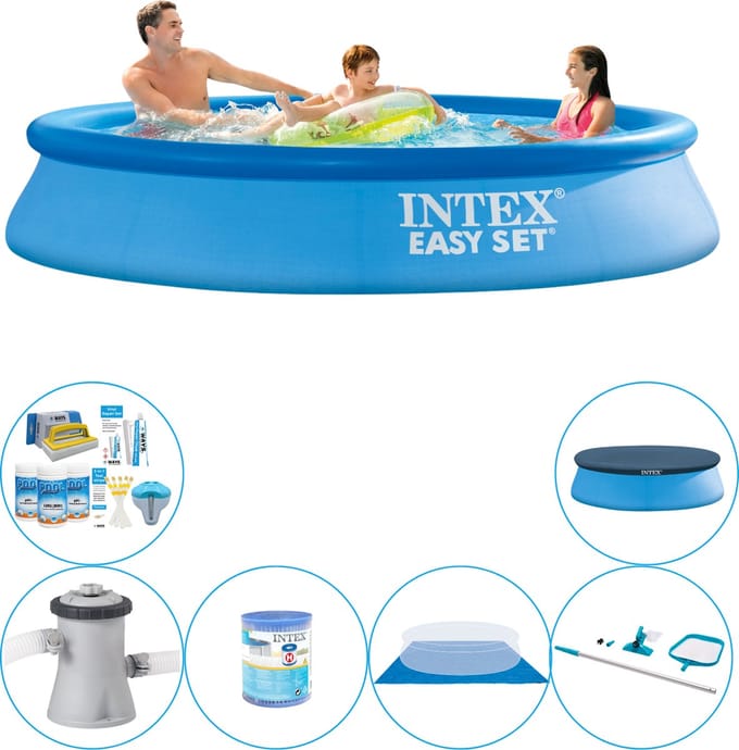 Easy Set Rond 305x61 cm - Zwembad Combi Deal