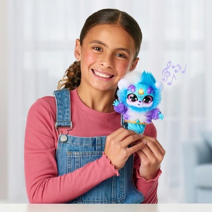 : Magic Mixies Magische Wonderlamp blauw Elektroniche knuffels Interactieve knuffels