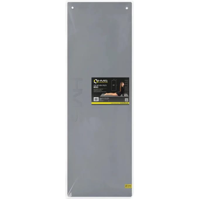 HMS Fitness Mat - Grijs/Zwart - 15 mm