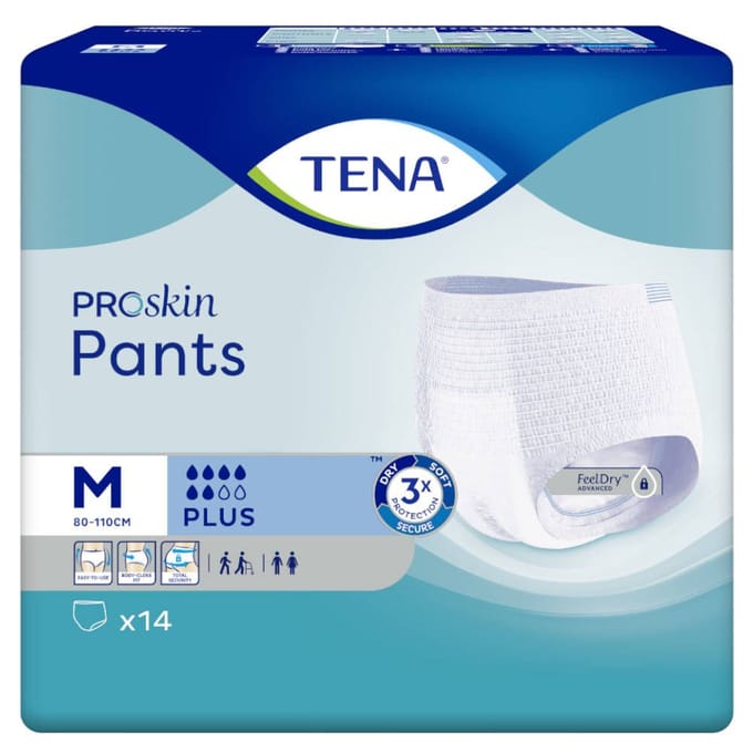 Tena Proskin Pants Plus Medium - 1 pak van 14 stuks