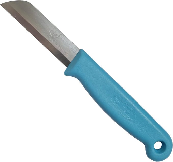 Solingen Schilmesje Duits RVS - Blauw (Prijs per stuk)