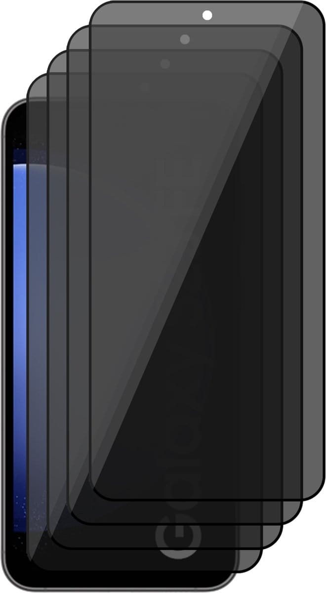 Privacy Screenprotector geschikt voor Samsung Galaxy S23 FE - 4x Volledig Dekkend Glas Screen Protector