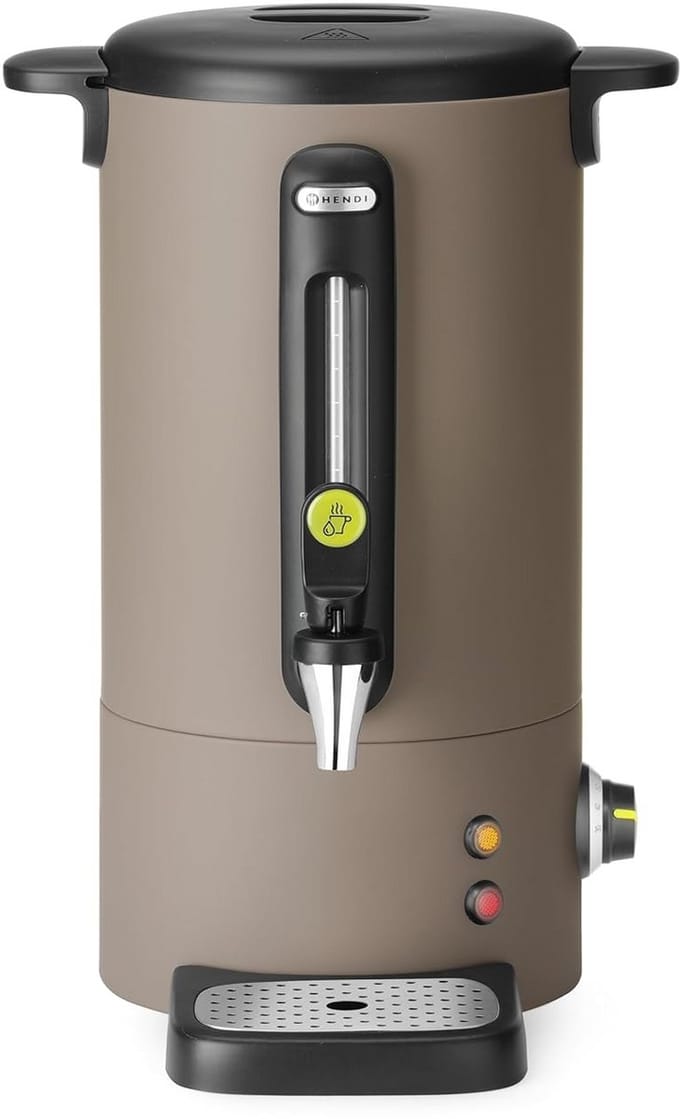 Heetwaterdispenser - Drankketel - Warme Dranken - Instelbare Temperatuur - 9 Liter - Taupe