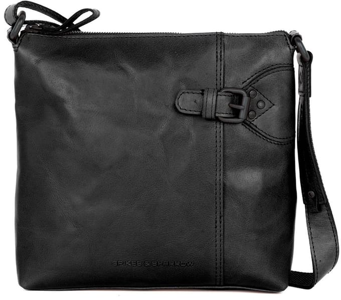 Leren Crossbodytas - Serina - Zwart