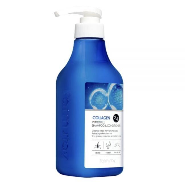 Farmstay - Collagen Water Full Shampoo & Conditioner 530ml