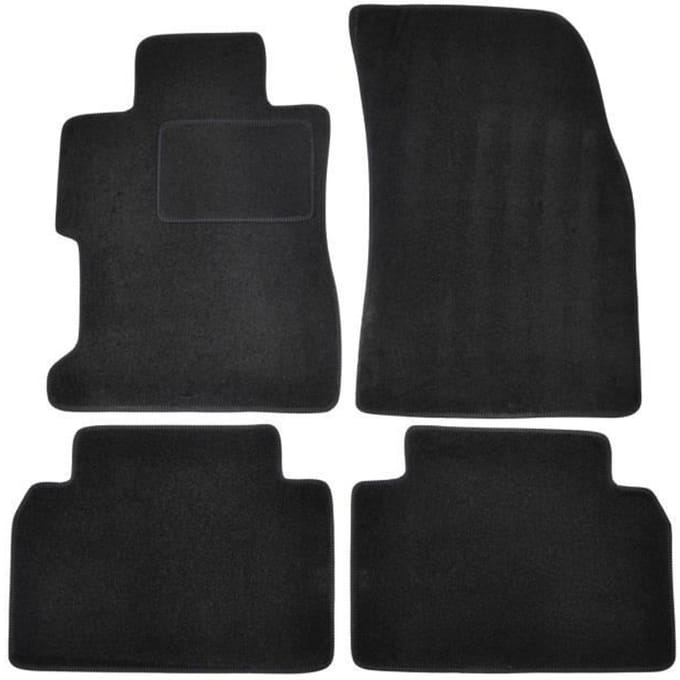 Tapis de sol - Honda - Civic 2006-2011 - Velours noir - Ajustement précis - Antidérapant