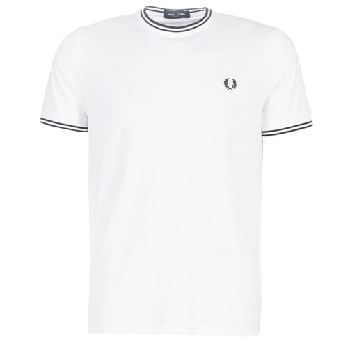 Fred Perry T-shirt Wit - Maat M - Heren - Casual T-shirts