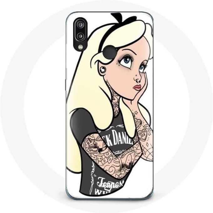 Coque pour Huawei P20 Lite Alice Princesse tatouée