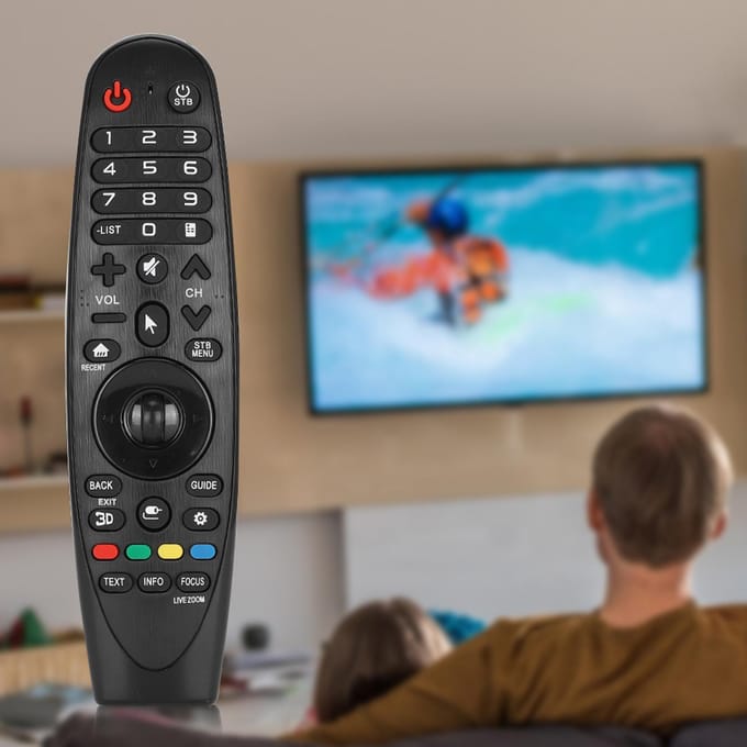 Vervanging afstandsbediening voor LG TV AN‑MR650 RM-G3900 42LF652v AN‑MR600 55UF8507 gray