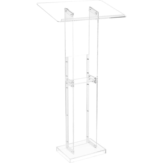 Podium 50 po Pupitre en Acrylique Portable Rangement Grande Surface de Lecture
