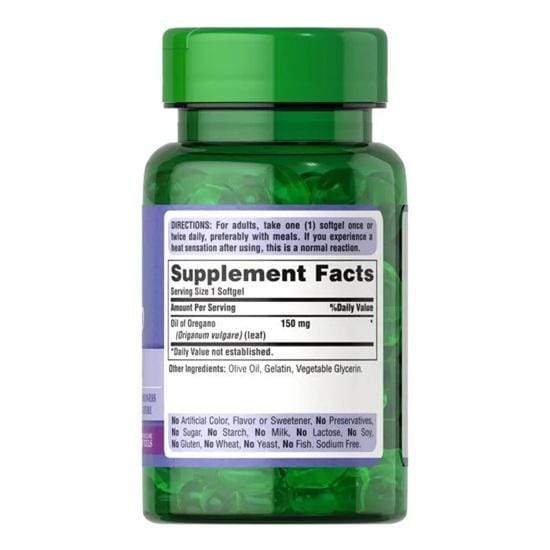 Puritan's Pride - Oregano-olie-extract 150 mg 90 Softgels