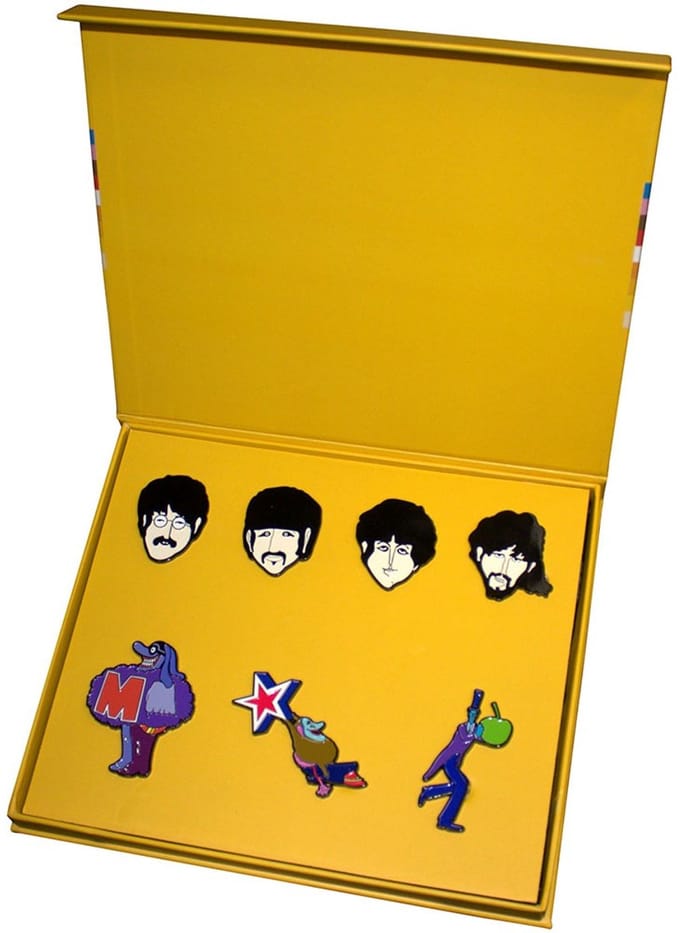 The Beatles - Yellow Submarine Characters Pin - Multicolours