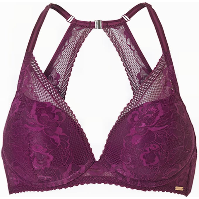 Livera Li Bra T-shirt Push Up Lilly Dr Dark Berry Maat: C65 | BH's Outlet | Dames | Paars