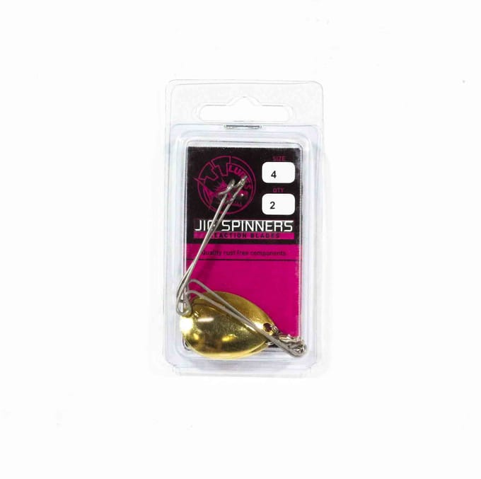 Tackle Tactics Jig Spinner HD Kleine framemaat 4 Goud Colorado (5225)