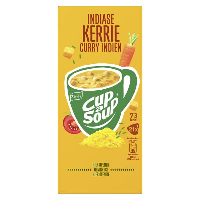 Knorr | Cup-A-Soup Indiase Kerrie | 21 x 175 ml