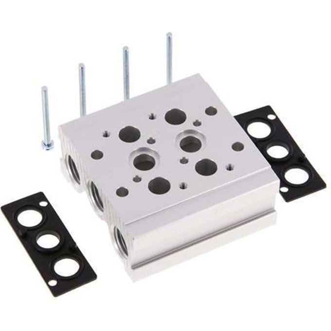Manifold 2-Stations YPC SF2000 5/2 5/3-weg