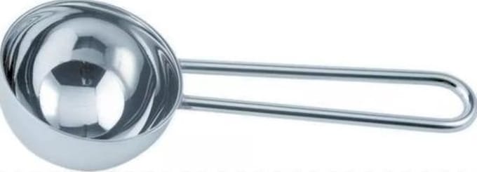 Koffiemaatlepel - RVS, 10 cm - Weis