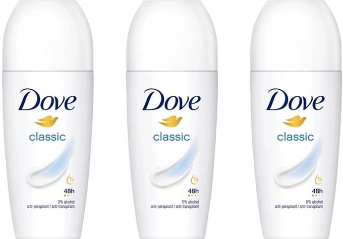 Dove Deo Roller Classic - 3 x 50 ml