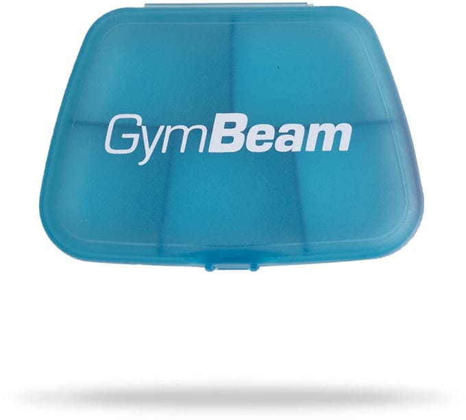 GymBeam PillBox 5 Aquamarijn