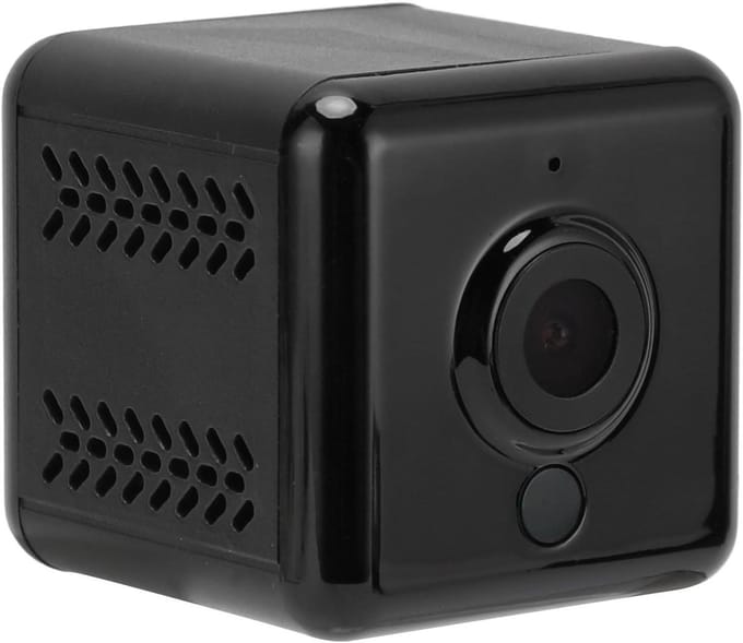 Mini WiFi Camera - Draadloze Camera - Beveiliging Thuis - Magnetische Basis - 720P HD - Zwart