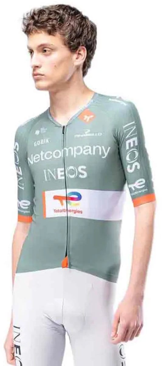 Gobik Reactive 2.0 Netcompany Ineos 2026 Korte Mouw Wielertrui Grijs M