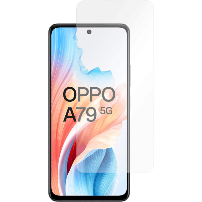 Just in Case OPPO A79 Glazen Screenprotector Transparant