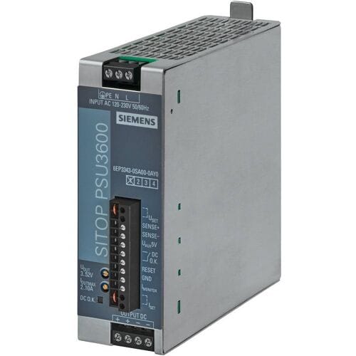 Siemens 6EP33430SA000AY0 DIN-rail netvoeding Inhoud 1 stuk(s)