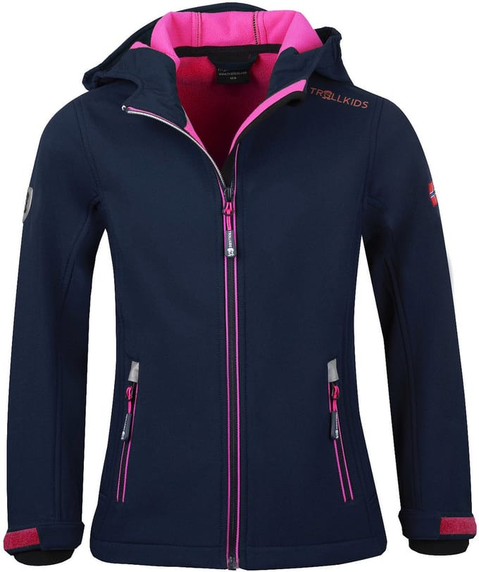 Trollkids Trollfjord Softshelljack Blauw 104 cm Jongen