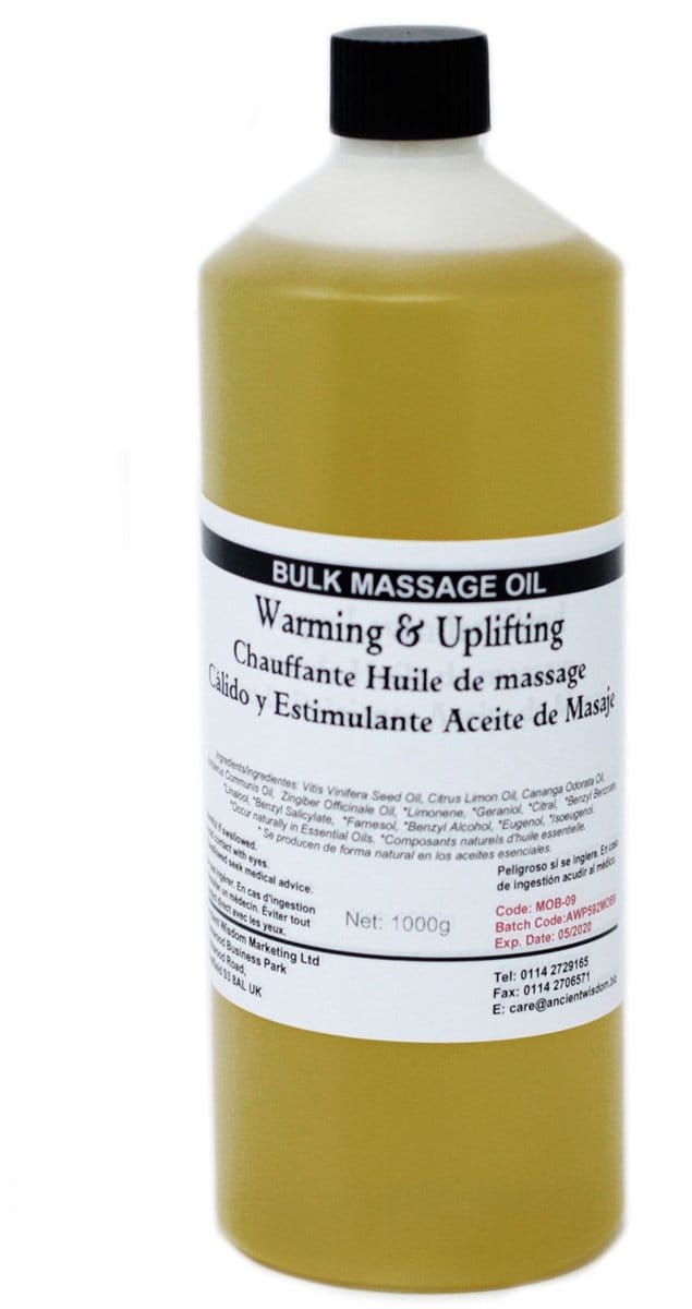Massage & Bad Olie - 1kg - Warm en Opbeurend