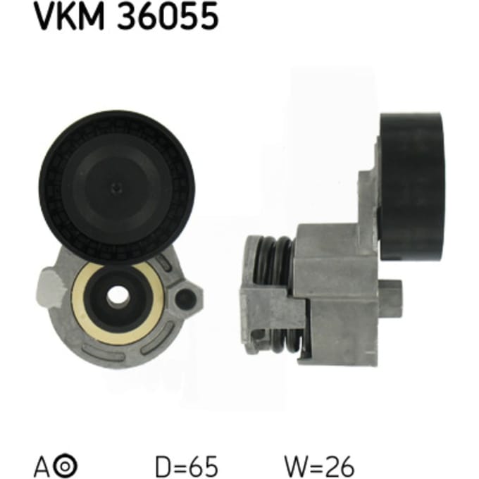 Spanpoelie, V-riem SKF VKM 36055