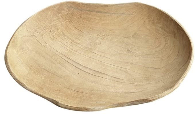 Schaal van Teak 40 cm
