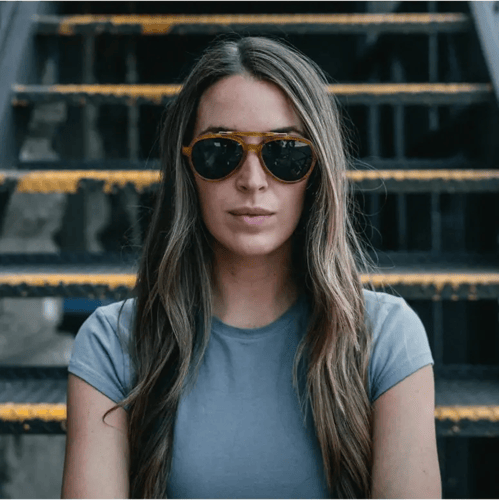 Vallon Ella Zonnebril (Maat - OS, Kleur - Horn / Polarized)