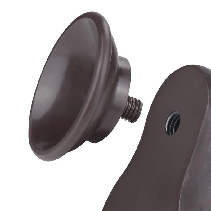 LoveToy - Aftrekbare dildo 22 cm (Ø 4,3 cm) - Zwart