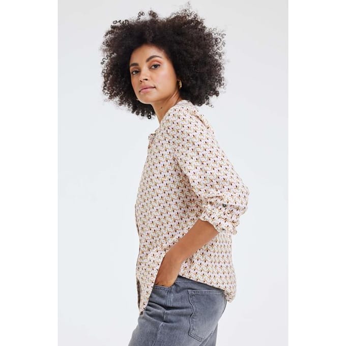 Blouse Tyla Offwhite Pixie print