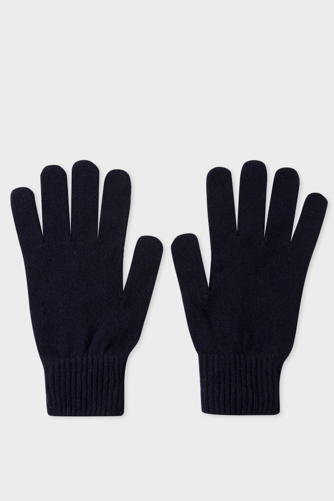 Paul Smith Glove Cashmere Navy Taglia: OS | Sciarpe Outlet | Uomo | Blu